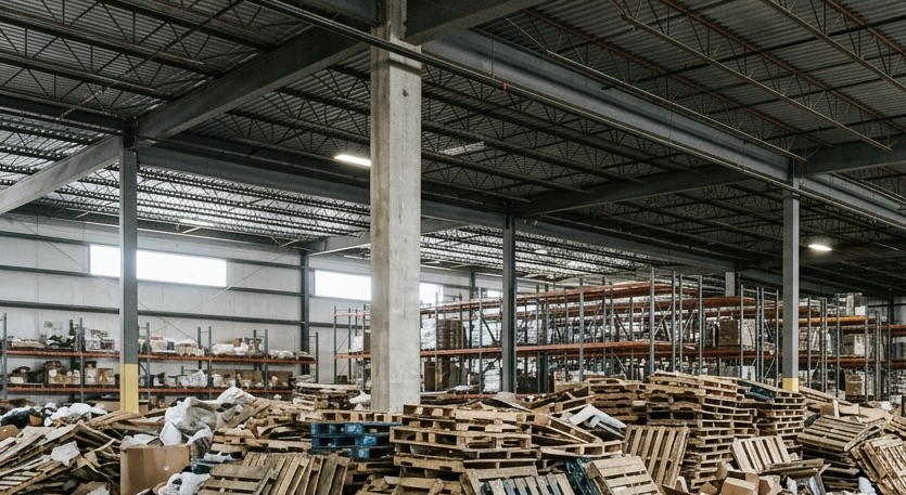 Pallet Removal Before
